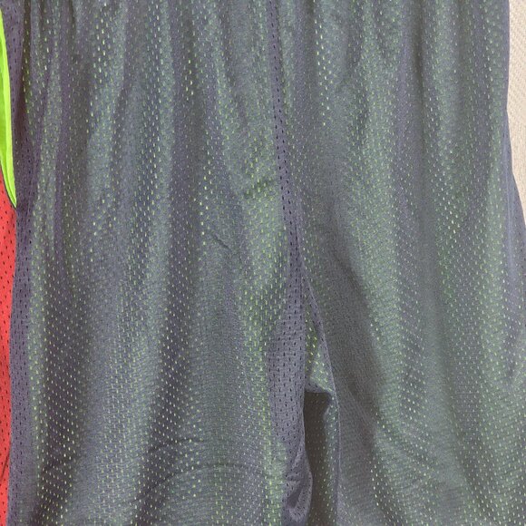 Athletic Works Poly Lined Mesh 2pk Blue/Green Red/Black Shorts Size XL 14-16 - Picture 13 of 16